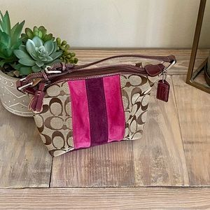 Coach Mini Bag in Brown and Pink